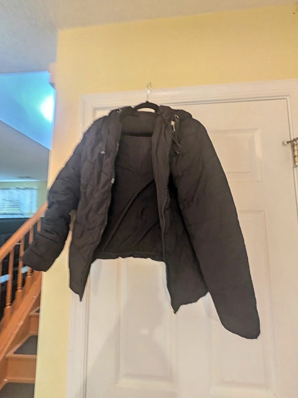 Lauren Ralph Lauren Black Puffer Jacket Size Medium Like New - Picture 5 of 7